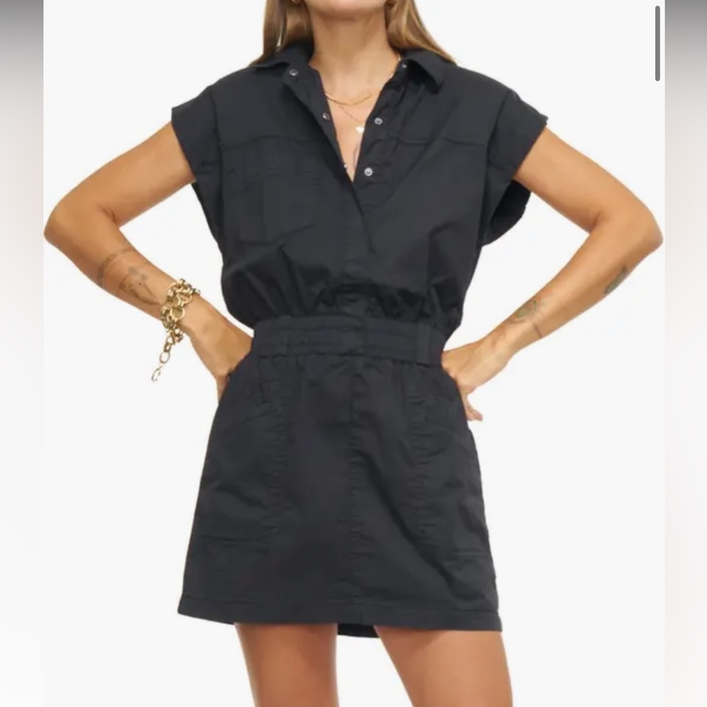 PISTOLA - Rosie Stretch Cotton Utility Minidress